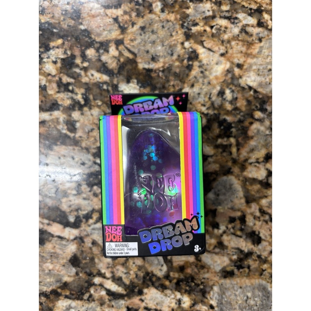 Nee Doh Squeeze Ball Dream Drop PURPLE Authentic Needoh New